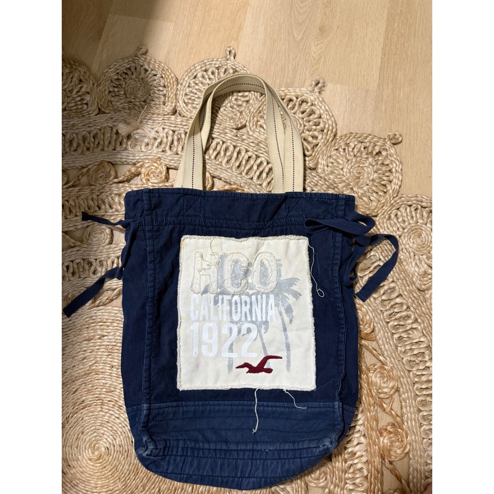 Vintage Hollister Co‎ Corduroy Y2K Tote Bag